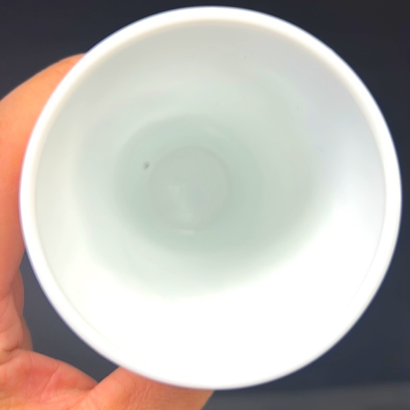 Vintage milk glass set of 6 4” juice glasses by Indians Glass Company - Picture 3 of 6